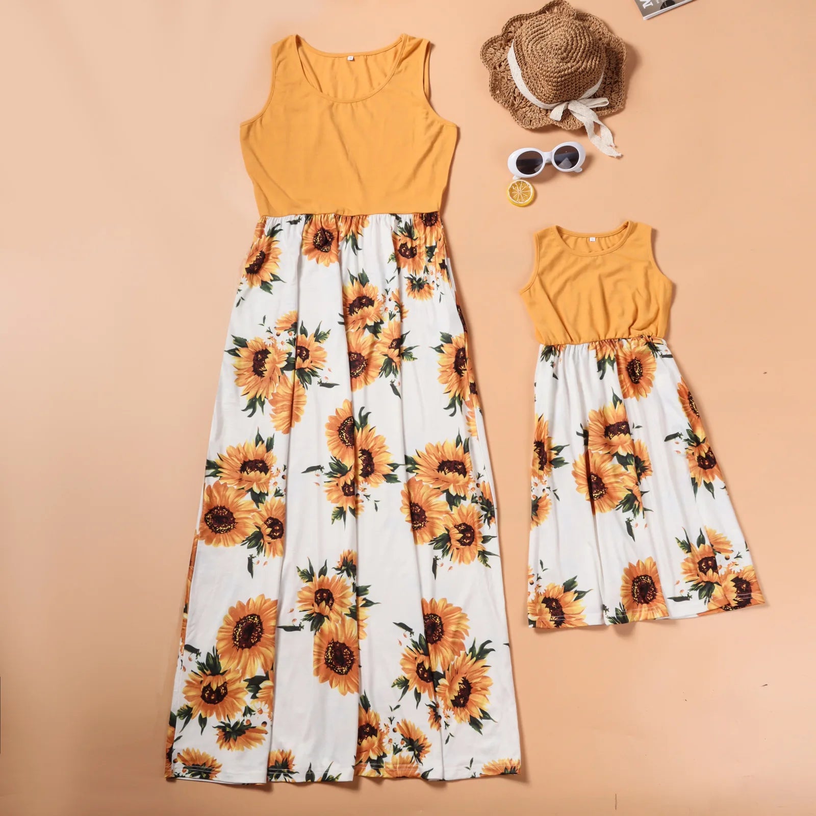 Robe été légère fleurie matching Maman Avec Moi