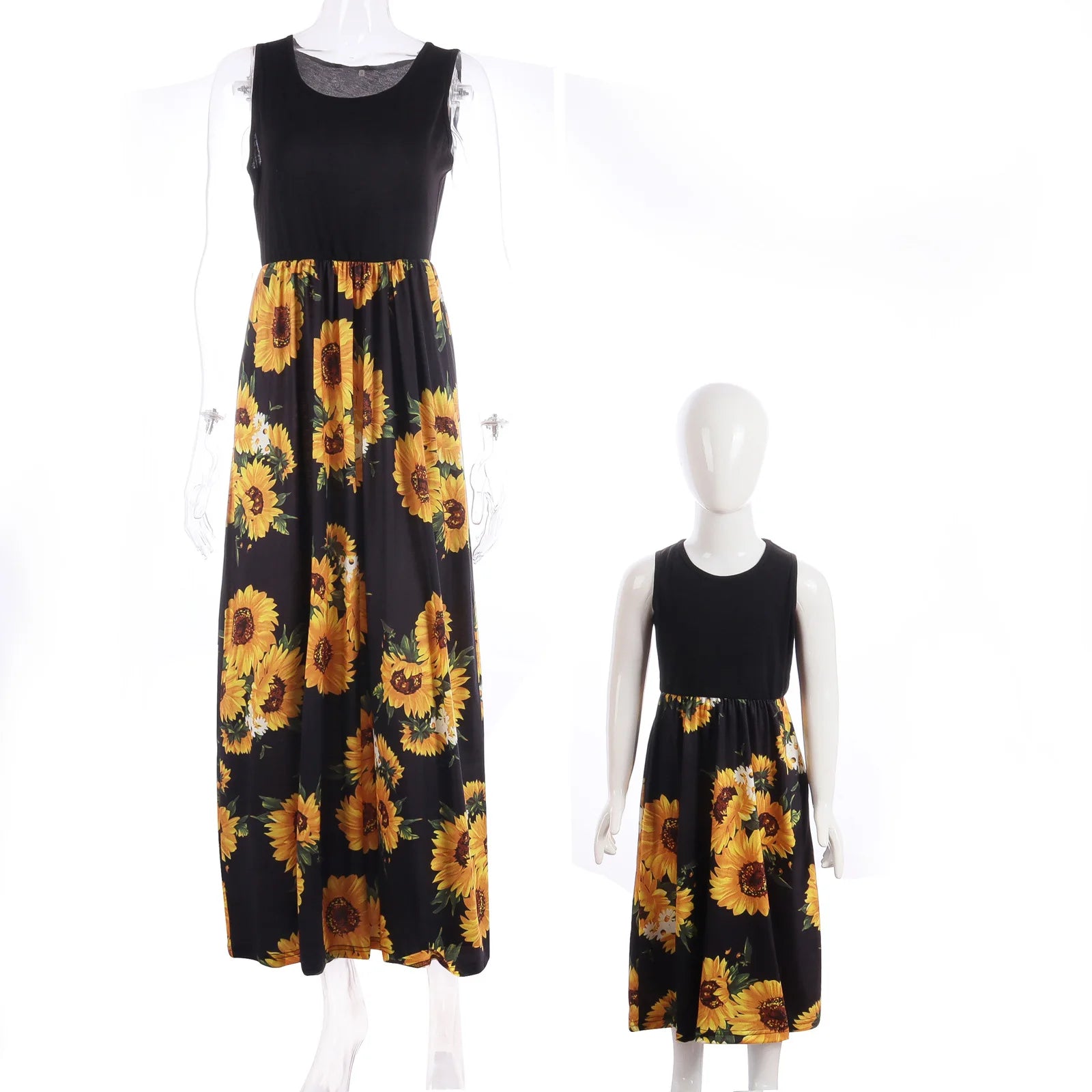 Robe été légère fleurie matching Maman Avec Moi