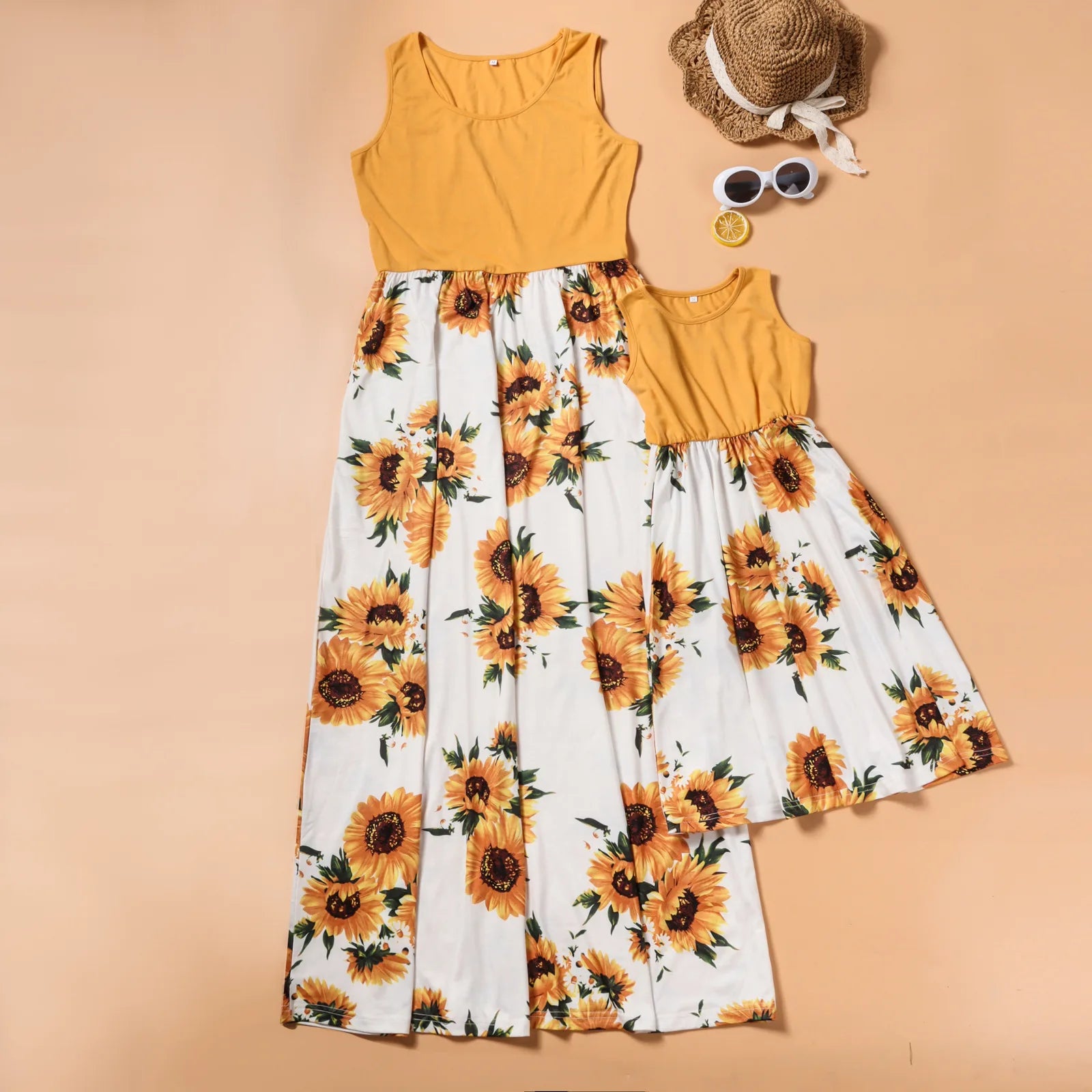 Robe été légère fleurie matching Maman Avec Moi