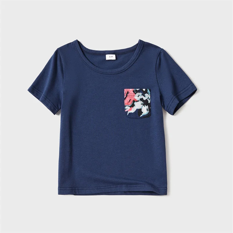 Tenue été impression florale matching pour toute la famille
