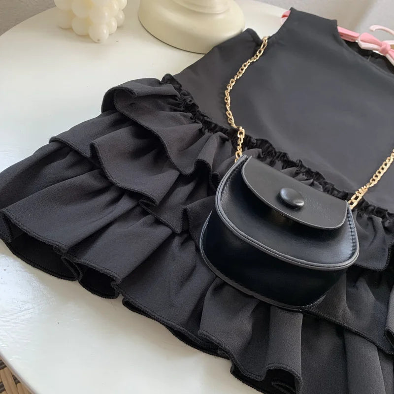 Petite robe noire matching Maman Avec Moi