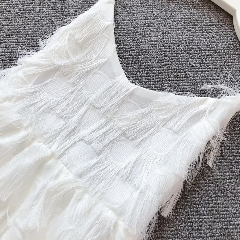 Robe à frange été matching Maman Avec Moi