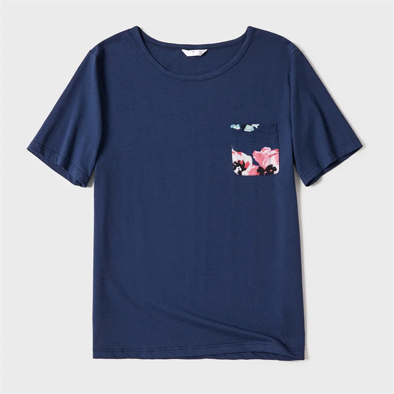 Tenue été impression florale matching pour toute la famille